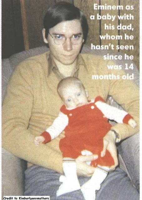 Marshall Mathers Jr. and little Eminem